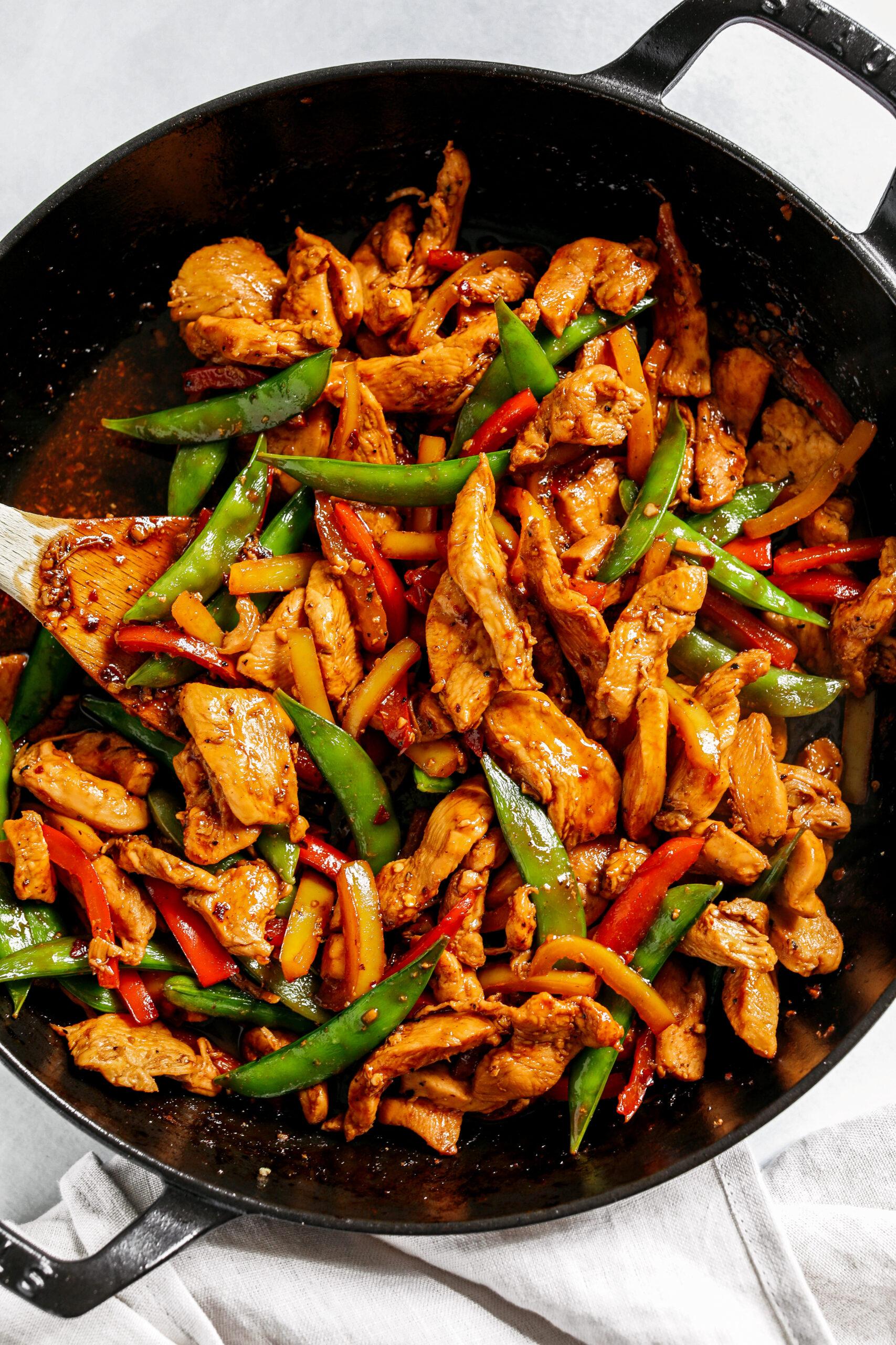 Speedy Chicken Stir-Fry with Fresh Vegetables